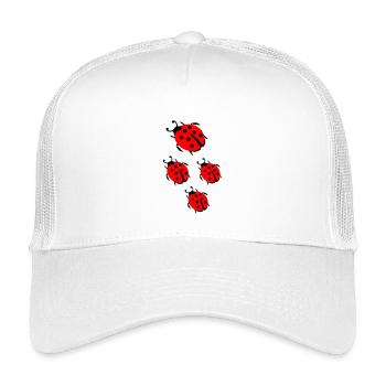 ladybug marienkaefer - Kinder Trucker-Cap - Weiß - Vorne