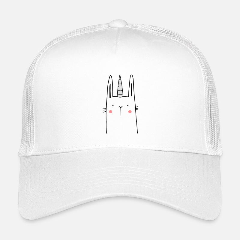 Unicorn Hase Casquette trucker enfant