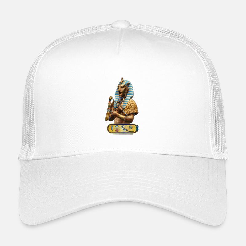 Echnaton - Pharao von Ägypten - Kinder Trucker-Cap - Weiß