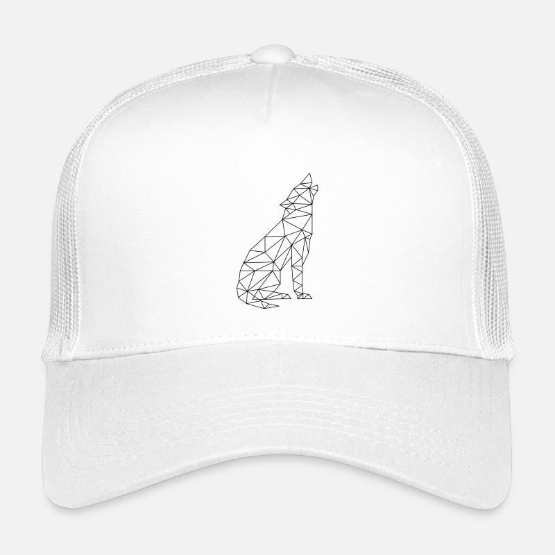 Wolf Call Wolf Contour Silhouette Casquette trucker enfant