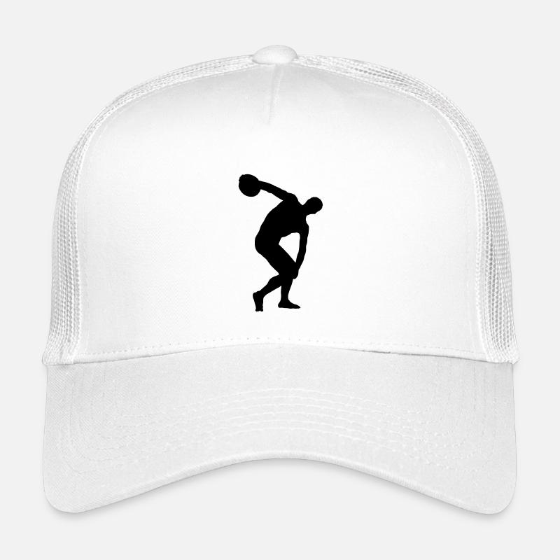 Diskuswerfen - Kinder Trucker-Cap - Weiß