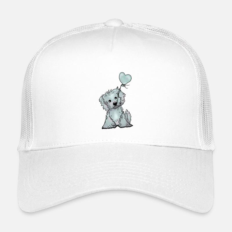 Hund und Luftballon Kinder Trucker-Cap
