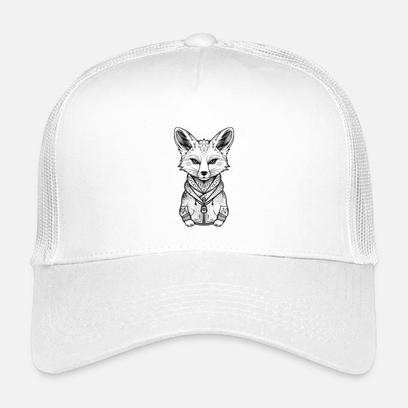Renard avec illustration de sweat à capuche Casquette trucker enfant