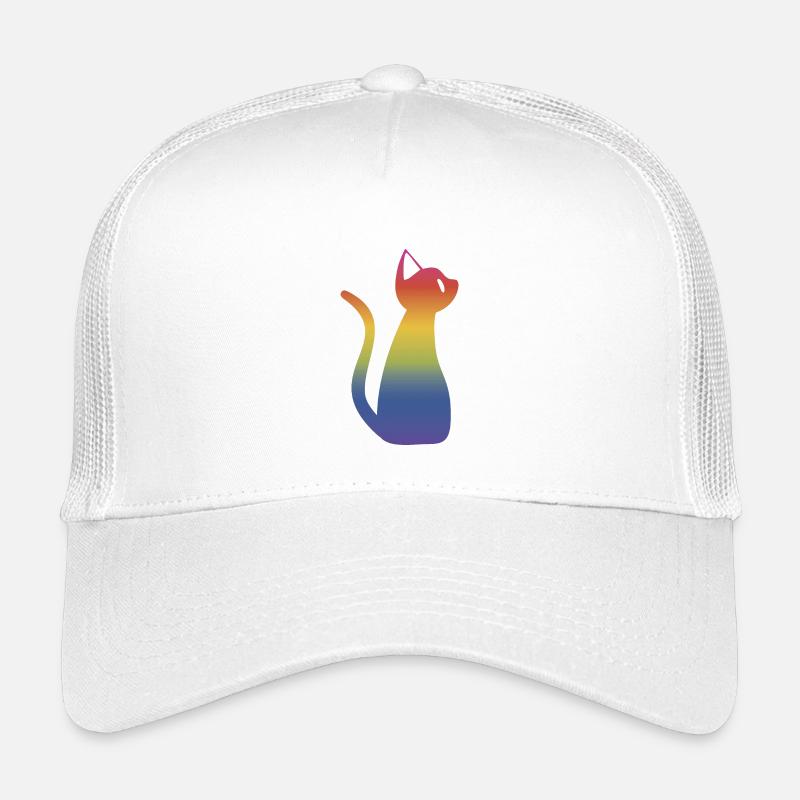 Regenbogen Katze Kinder Trucker-Cap