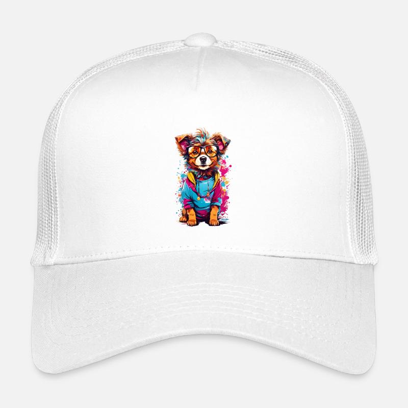 Süßer Hund - Kinder Trucker-Cap - Weiß