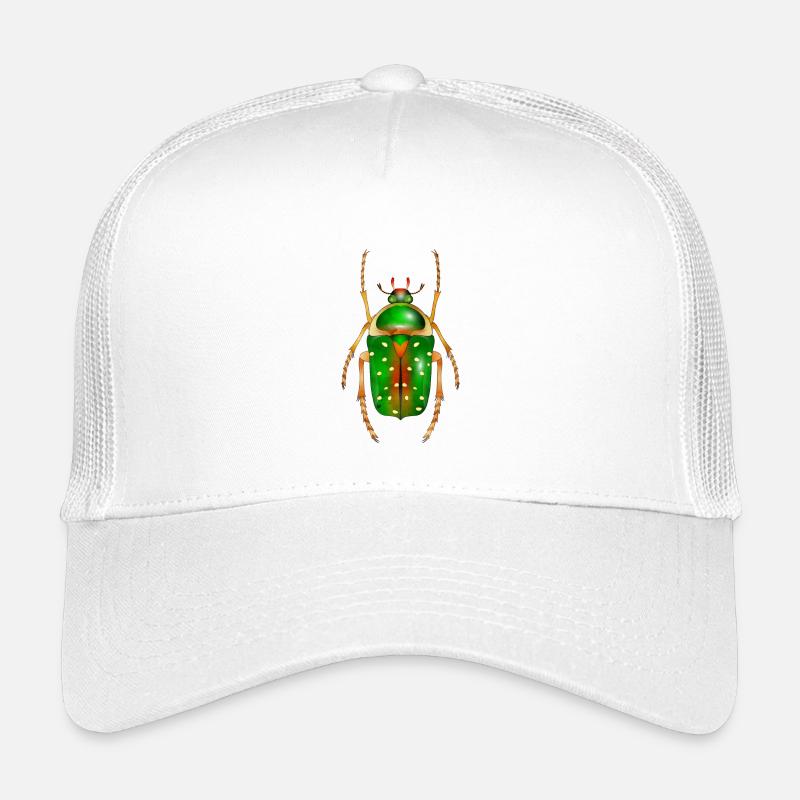 Stephanorrhina guttata-wunderschönes Insekt - Kinder Trucker-Cap - Weiß