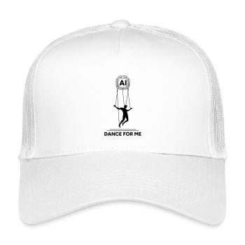 Artificial Intelligence Marionette Dance For Me - Kids’ Trucker Cap - white - Front