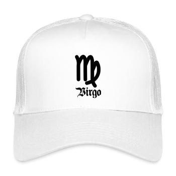 Sternzeichen Jungfrau - Kinder Trucker-Cap - Weiß - Vorne