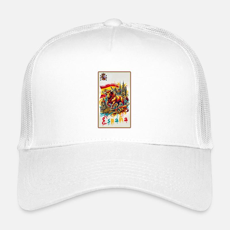 Taureau de l'Espagne Drapeau de l'Espagne Casquette trucker enfant