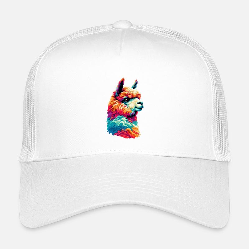 Alpaka - Kinder Trucker-Cap - Weiß