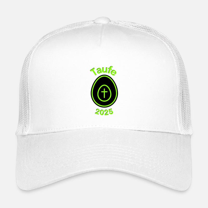 Baptême 2025 Croix dans l’oeuf Espérance Résurrection Casquette trucker enfant
