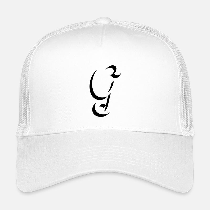 Lettre G, nom, la lettre G Casquette trucker enfant