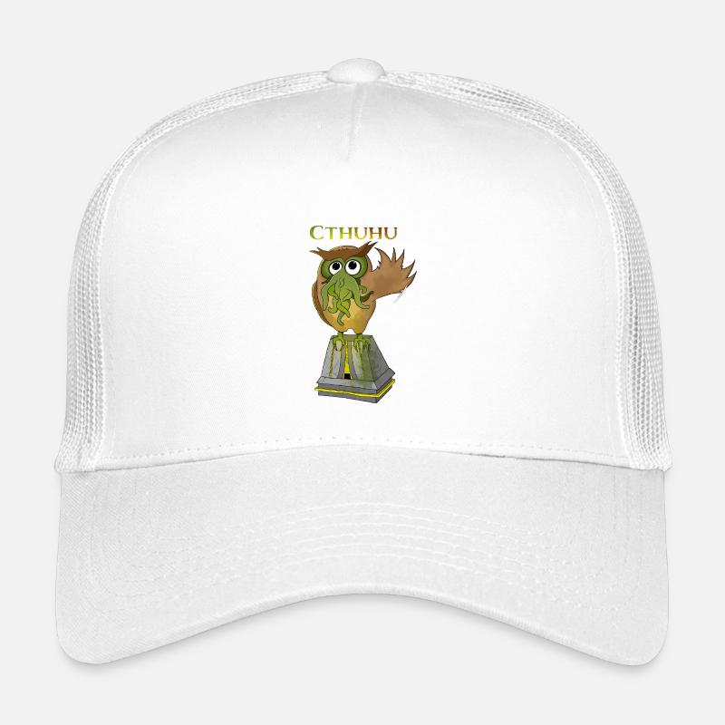 Kreative Cthulhu Illustration Cthuhu - Kinder Trucker-Cap - Weiß
