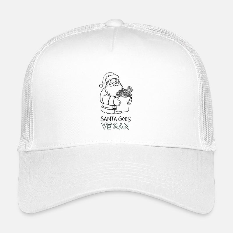 Le Père Noël devient végétalien - Design de Noël amusant Casquette trucker enfant