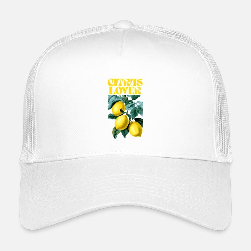 Citrus Lover Botanical Design Kids’ Trucker Cap