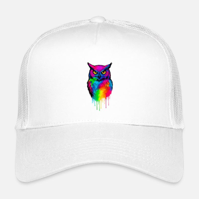 Bright Color Owl Art Kids’ Trucker Cap