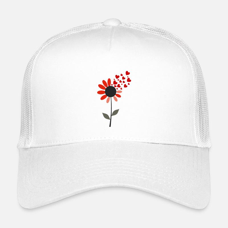 Fleur d’éclat de cœur Casquette trucker enfant