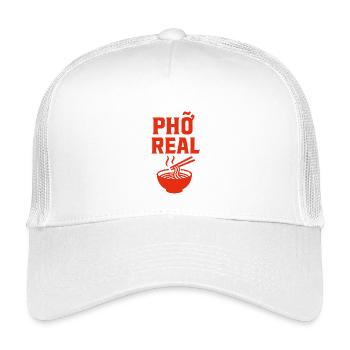 Pho Real – Design culinaire drôle en Asie - Casquette trucker enfant - blanc - Devant