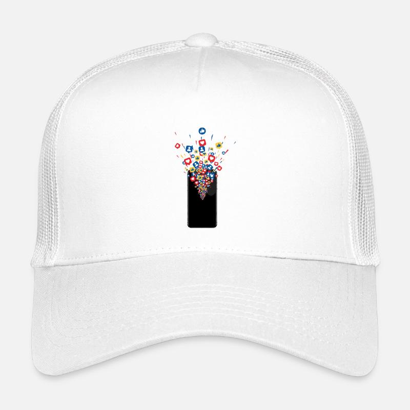 Smartphone mag Feuerwerk Kinder Trucker-Cap