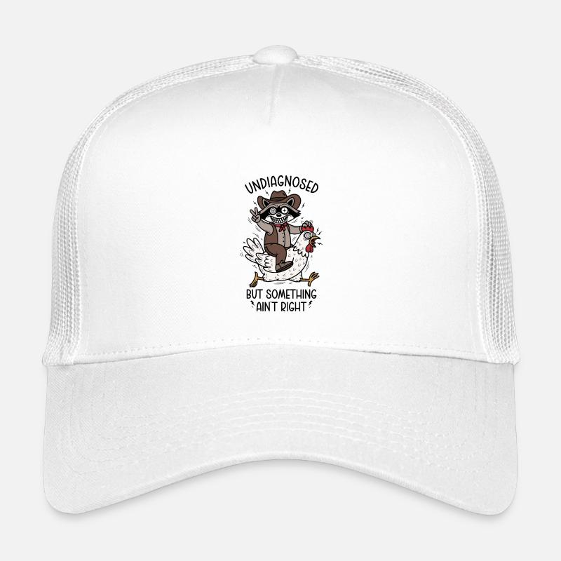 Undiagnosed but something ain't right Kinder Trucker-Cap