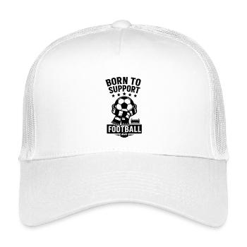 support football - Kids’ Trucker Cap - white - Front