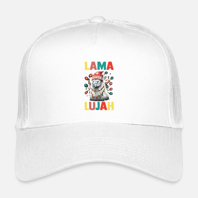 Père Noël Lama Noël Noël Casquette trucker enfant