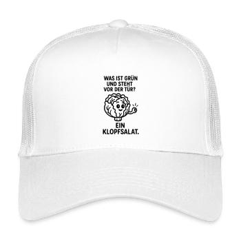 Blague sur la salade knock - Casquette trucker enfant - blanc - Devant