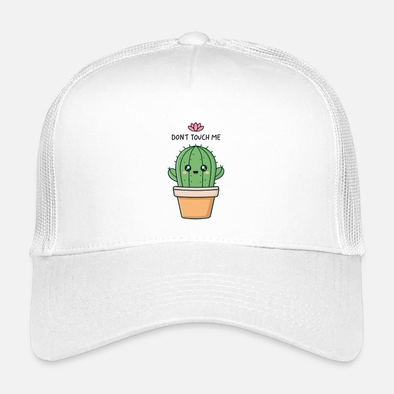 Kawaii Cactus Do Not Touch Kids’ Trucker Cap