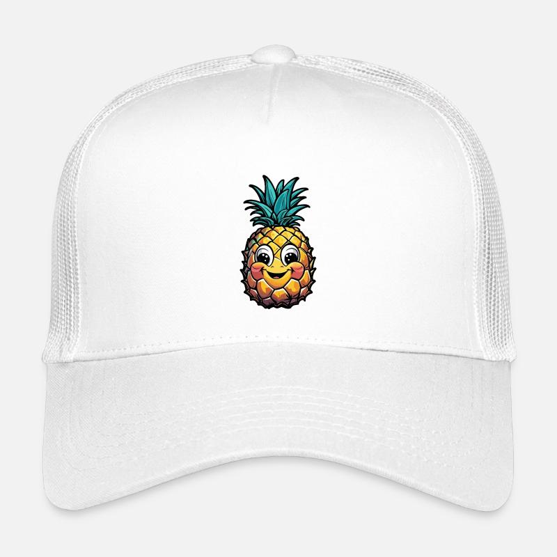 Lächelnde Ananas Kinder Trucker-Cap