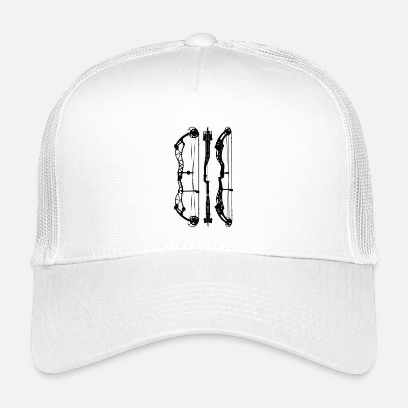 BowtechRekoning_Plans - Kinder Trucker-Cap - Weiß
