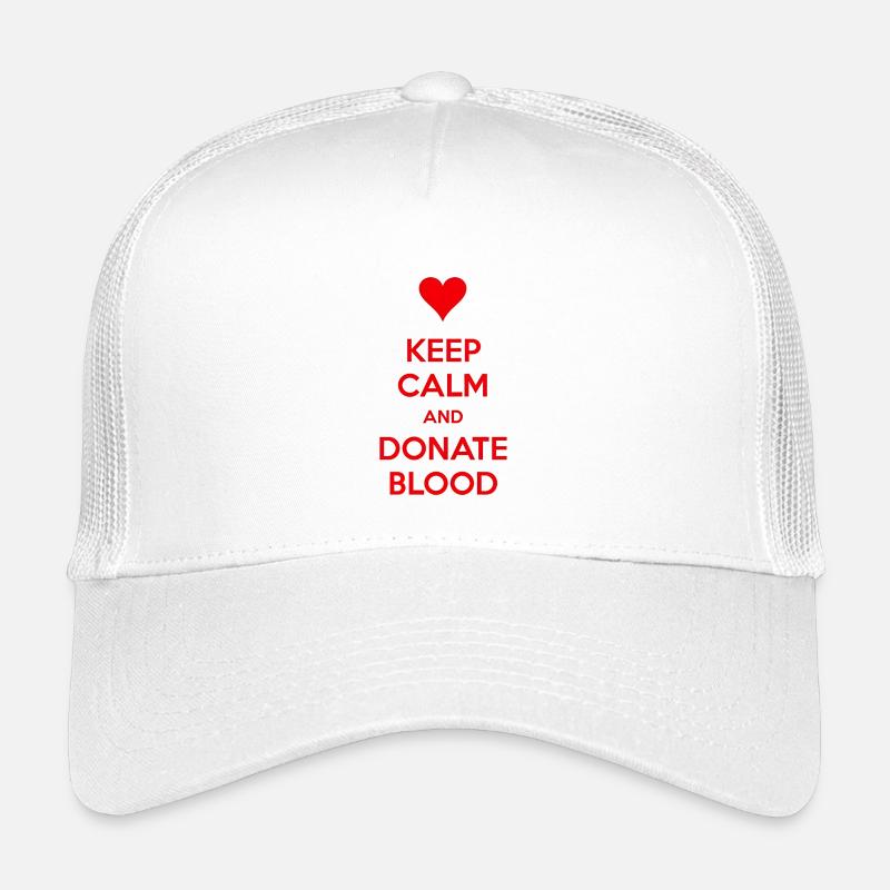 Bleib ruhig und spende Blut Kinder Trucker-Cap