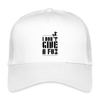dont_give_a_fox - Kids’ Trucker Cap - white - Front