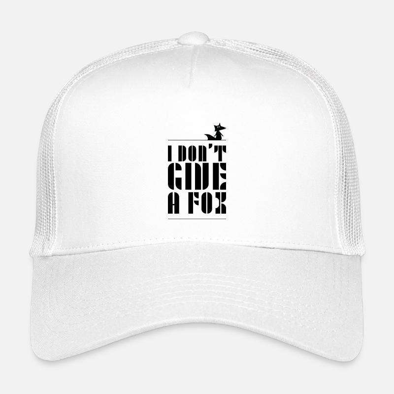 dont_give_a_fox - Kinder Trucker-Cap - Weiß