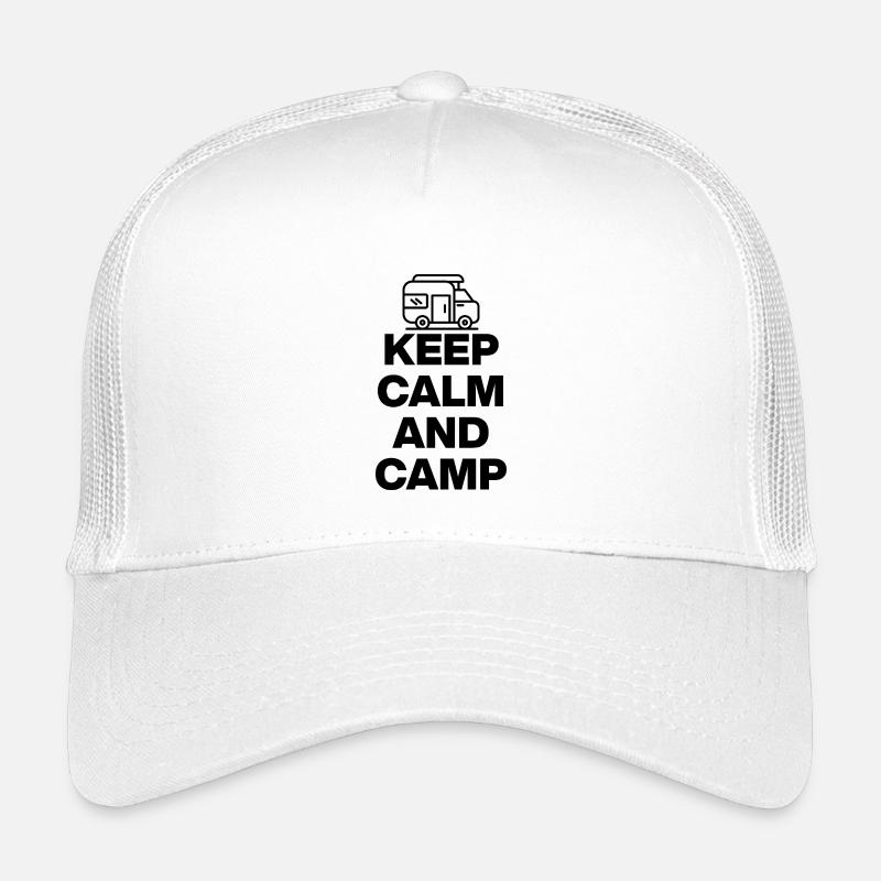 KEEP CALM AND CAMP! Kinder Trucker-Cap