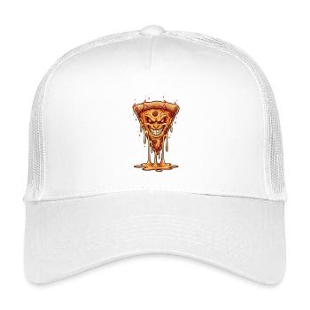 Pizza à la Flamme Démoniaque - Casquette trucker enfant - blanc - Devant