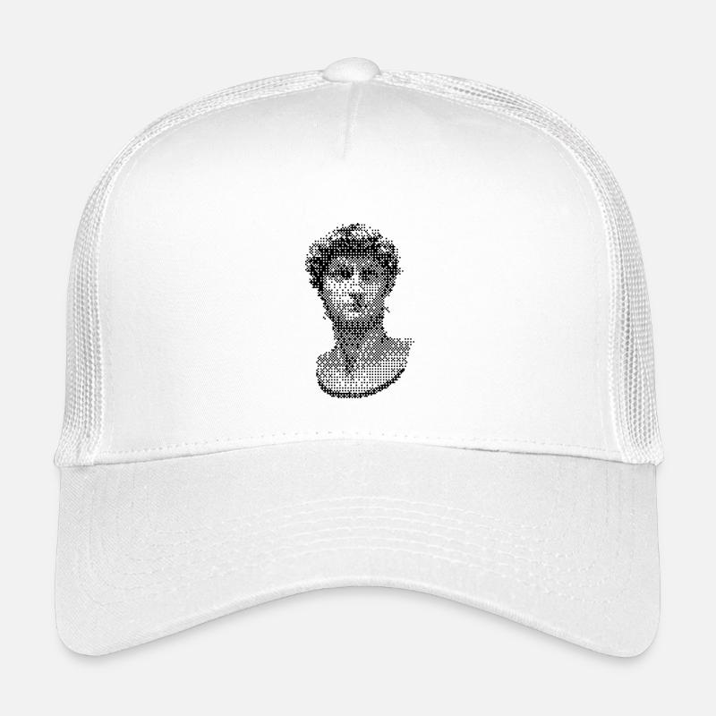 Michelangelo-David-Skulpturendesign Kinder Trucker-Cap