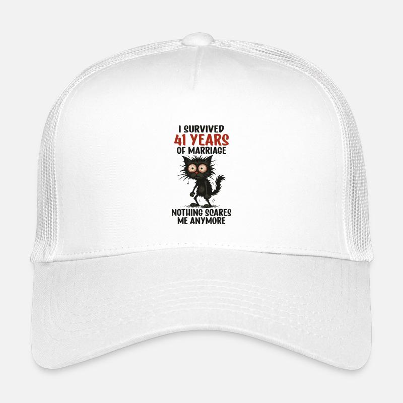 41 Hochzeitstag Geschenk Mann Frau Ehemann Ehefrau Kinder Trucker-Cap