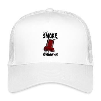 1477_I_dont_Snore-S_TRUCK - Kids’ Trucker Cap - white - Front