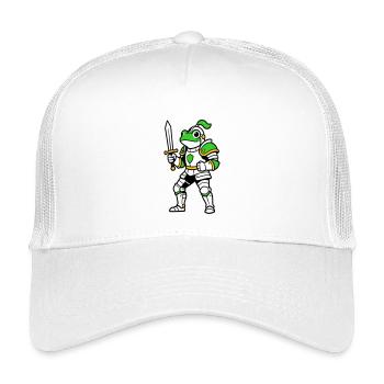 Frog Knight - Kids’ Trucker Cap - white - Front