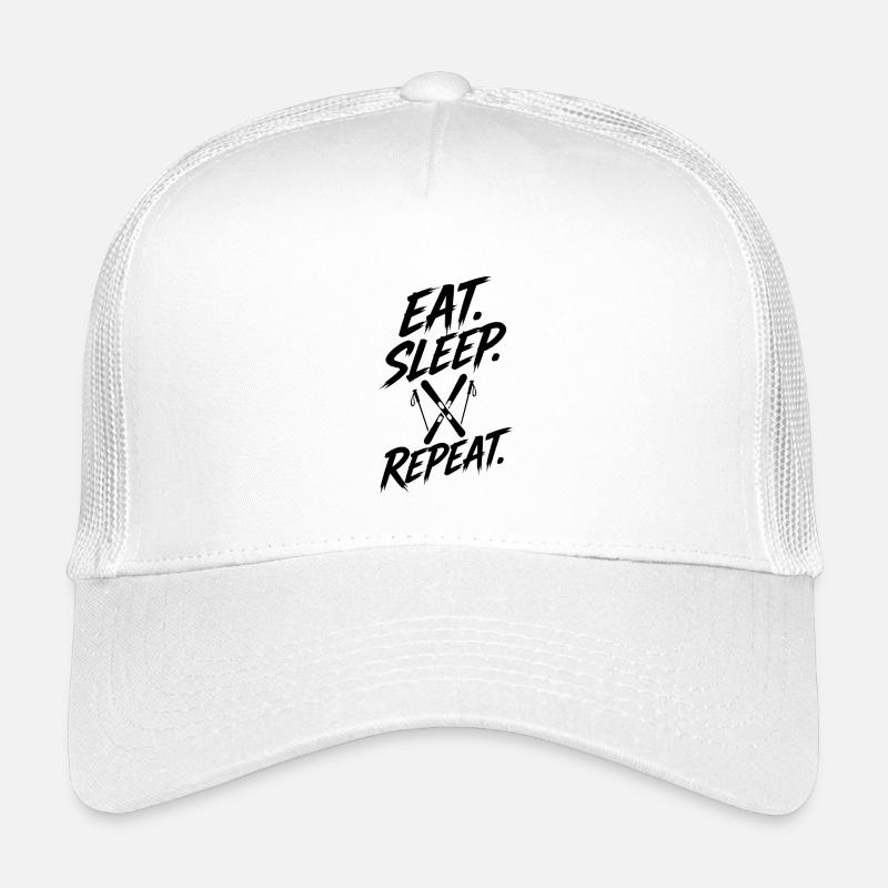 Wintersport Skiurlaub Skifahrer Skipiste Kinder Trucker-Cap