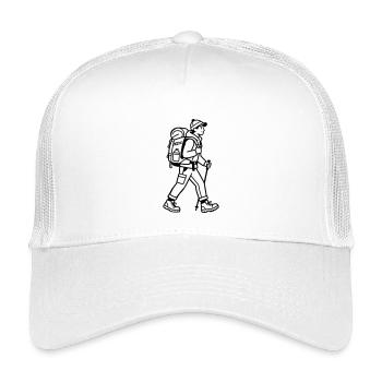 Hiking - Kids’ Trucker Cap - white - Front