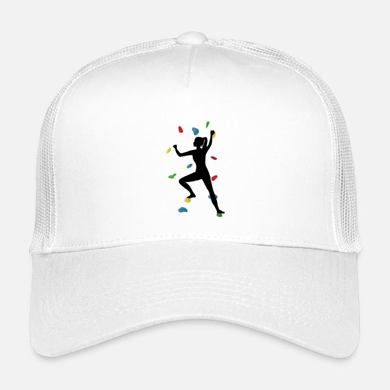 Climbing Wall Woman – Boulder Adventure Kids’ Trucker Cap