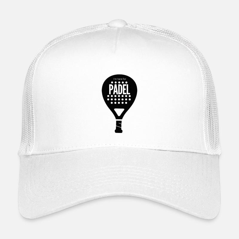 Padel Focus Dark Motif Kids’ Trucker Cap