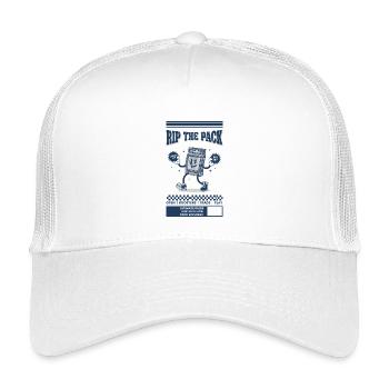 Rip The Pack Collect Em Win Big Trading Card - Kids’ Trucker Cap - white - Front