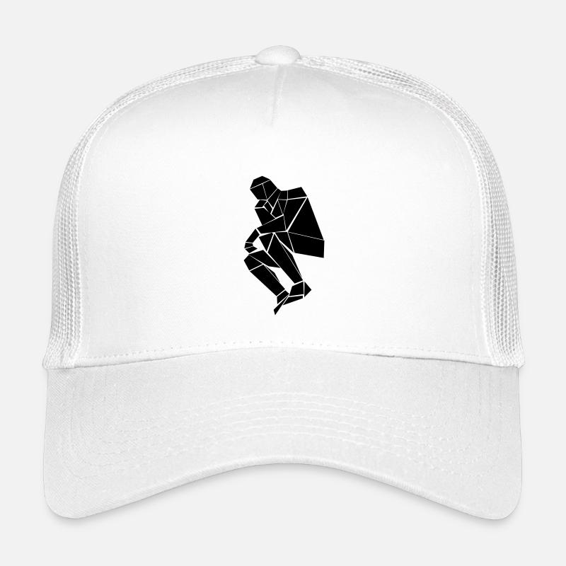 Le penseur des triangles et des carrés Casquette trucker enfant