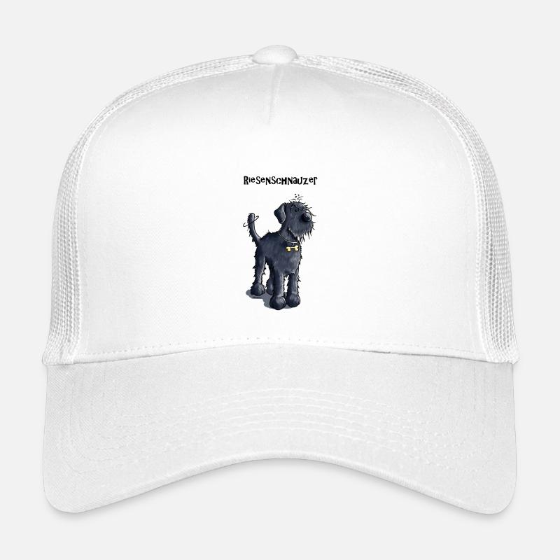 Süßer Riesenschnauzer - Kinder Trucker-Cap - Weiß