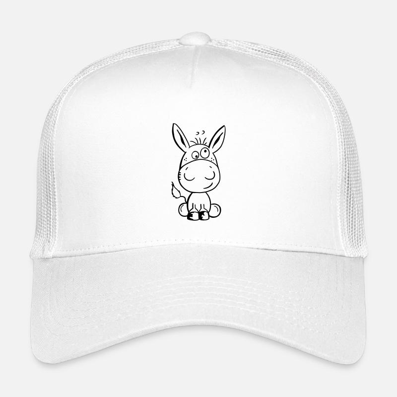 Eselchen Comic Tier - Tiere - Esel - Kinder Trucker-Cap - Weiß