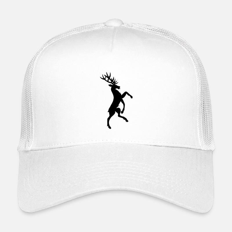 Standing Deer Heraldry shadow figure Kids’ Trucker Cap