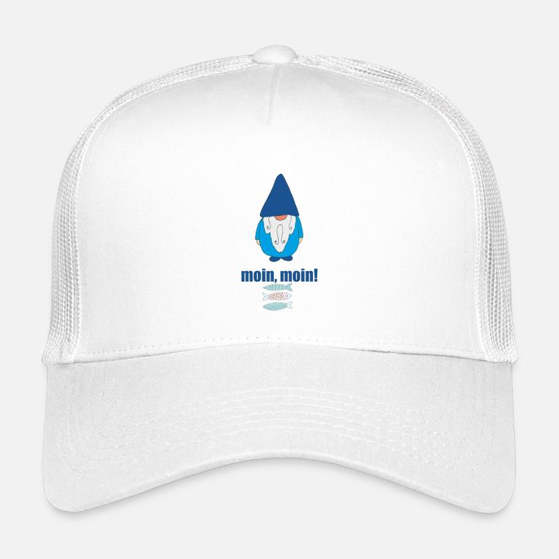 gartenzwerg moin - Kinder Trucker-Cap - Weiß