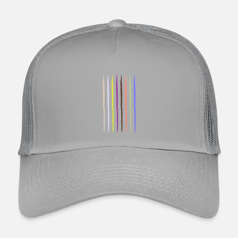 colored frayed strokes 1 Kids’ Trucker Cap